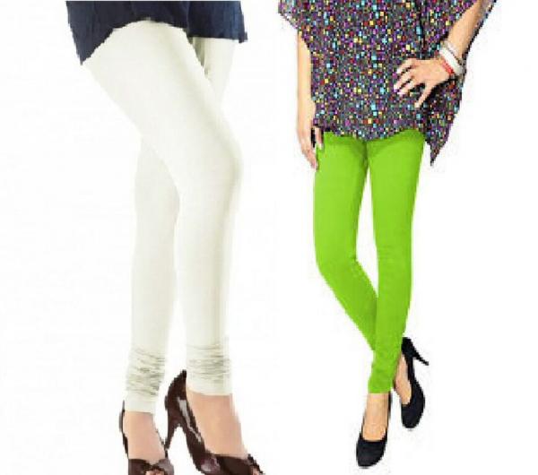 Cotton Parrot Green and Light Green Color Leggings Combo @ 31% OFF Rs  407.00 Only FREE Shipping + Extra Discount - Stylish legging, Buy Stylish  legging Online, simple legging, Combo Deal, Buy