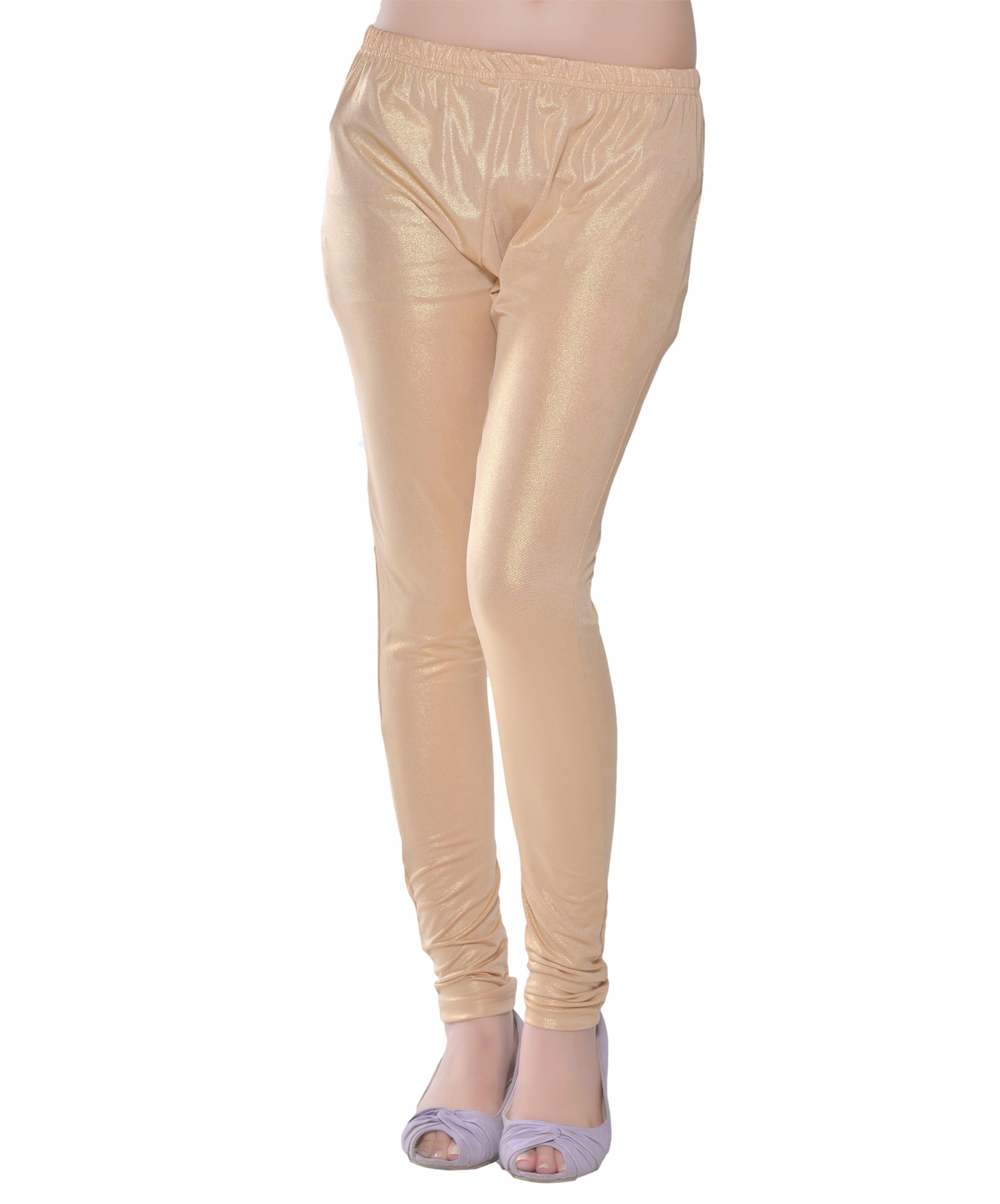 Shimmer Gold Leggings @ 75% OFF Rs 361.00 Only FREE Shipping +